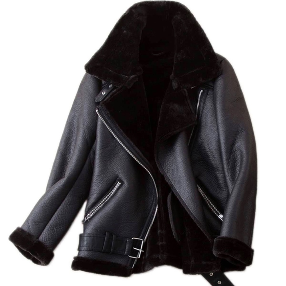 Oversized aviator jacket